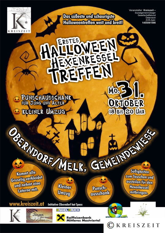 Plakat Halloweentreffen